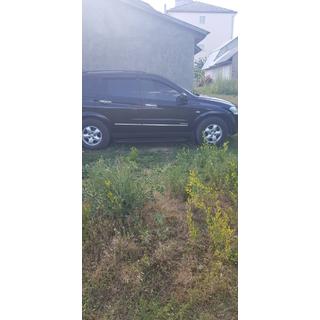 Боковые Подножки Allmond Black (2 шт., Алюминий) SsangYong Kyron 2005-2014 гг. фото 3