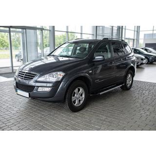 Боковые пороги RedLine V1 (2 шт., алюминий) SsangYong Kyron 2005-2014 гг. фото 1