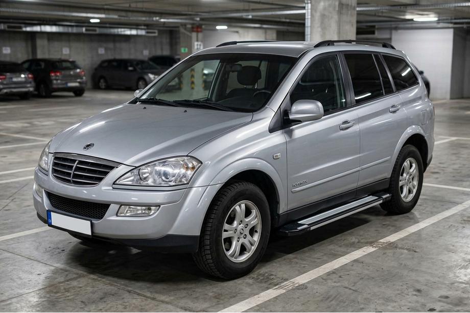 SsangYong Kyron 2005-2014 гг. Боковые Подножки Rainbow (2 шт., Алюминий) Image