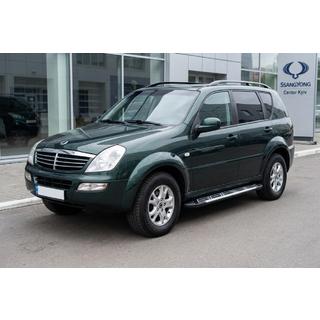 Боковые Подножки Sunrise (2 шт., Алюминий) SsangYong Rexton I 2001-2017 гг. фото 1