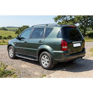 Боковые Подножки Duru (2 шт., Алюминий) SsangYong Rexton I 2001-2017 гг. фото 1