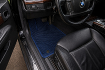 BMW 7 серия E65/66 2001-2008 гг. EVA-коврики (для E66, синие) фото 1