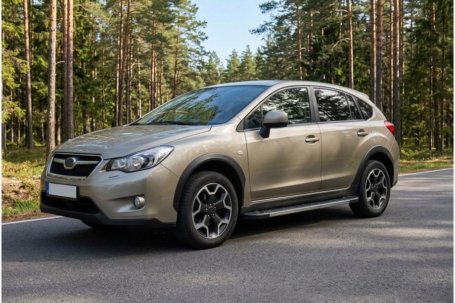 Subaru XV 2011-2017 гг. Боковые пороги RedLine V1 (2 шт., алюминий) Image