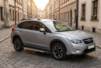 Subaru XV 2011-2017 гг. Боковые Подножки Duru (2 шт., Алюминий) фото 1