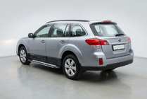 Subaru Outback 2009-2014 гг. Боковые Подножки Rainbow (2 шт., Алюминий) фото 1