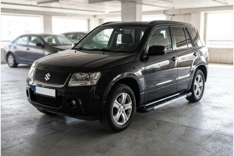 Suzuki Grand Vitara 2005-2017 гг. Боковые пороги RedLine V1 (2 шт., алюминий) Image