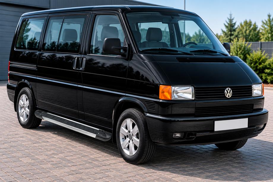 Volkswagen T4 Caravelle/Multivan 1990–2003 гг. Боковые пороги RedLine V1 (2 шт., алюминий) Image