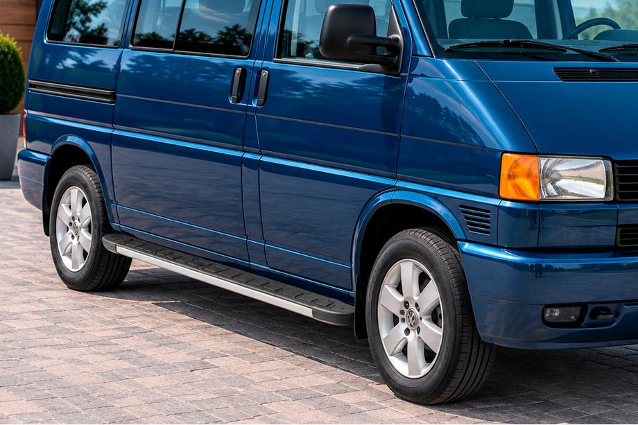 Volkswagen T4 Caravelle/Multivan 1990–2003 гг. Боковые Подножки Duru (2 шт., Алюминий) Фото 1