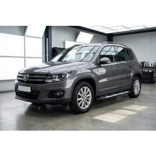Боковые Подножки Sunrise (2 шт., Алюминий) Volkswagen Tiguan 2007-2016 гг. фото 1
