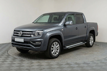Volkswagen Amarok 2010-2022 гг. Боковые Подножки Rainbow (2 шт., Алюминий) фото 1