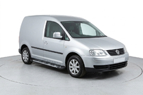 Volkswagen Caddy 2004-2010 гг. Боковые Подножки Sunrise (2 шт., Алюминий) фото 1