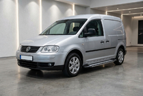 Volkswagen Caddy 2004-2010 гг. Боковые Подножки Rainbow (2 шт., Алюминий) фото 1