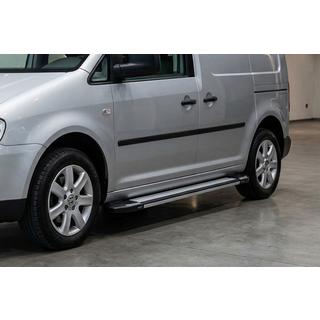 Боковые Подножки Rainbow (2 шт., Алюминий) Volkswagen Caddy 2010-2015 гг. фото 1