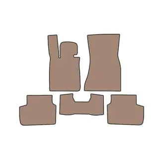 Резиновые коврики Carsuit (для G11, бежевые) фото 1