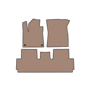 Резиновые коврики Carsuit (для Grand, 2 ряда, бежевые) Citroen C-4 Picasso 2013–2022 гг. фото 1