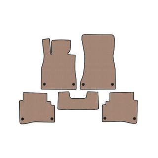 Резиновые коврики Carsuit (Short, бежевые) Mercedes S-class W222 2013-2022 гг. фото 1