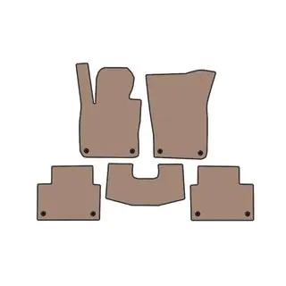 Резиновые коврики Carsuit (SW, Бежевый) фото 1