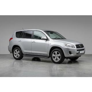Боковые Подножки Allmond Black (2 шт., Алюминий) Toyota Rav 4 2006-2013 гг. фото 1