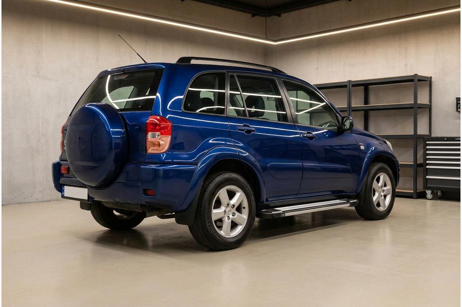Toyota Rav 4 2001-2005 гг. Боковые Подножки Rainbow (2 шт., Алюминий) Image