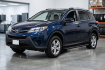 Toyota Rav 4 2013-2018 гг. Боковые Подножки Allmond Black (2 шт., Алюминий) фото 1