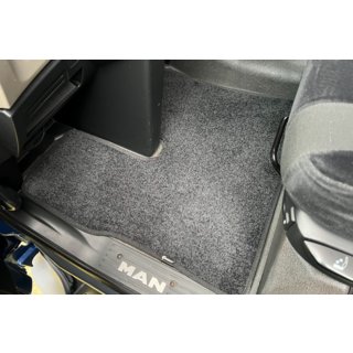 Текстильные коврики Deluxe (Черный) MAN TGX 2020- гг. фото 1