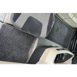 Текстильные коврики Deluxe (Черный) MAN TGX 2020- гг. фото 4