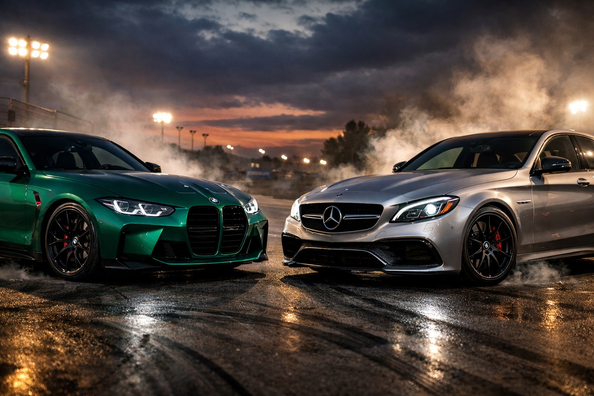 Сравнение: BMW M3 vs Mercedes C63
