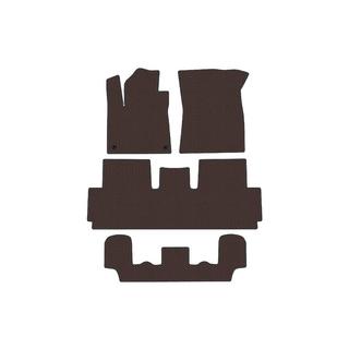Резиновые Коврики Carsuit (Для Grand, 3 Ряда, Коричневые) Citroen C-4 Picasso 2013–2022 гг. фото 1