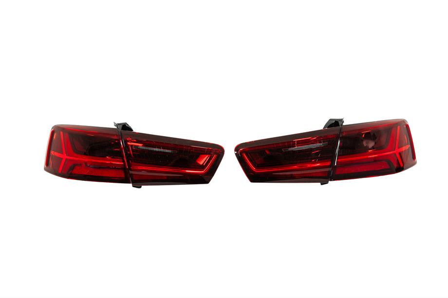 Audi A6 C7 2011–2018 гг. Задние LED фонари High-Profile (2014–2018, 2 шт.) Фото 1