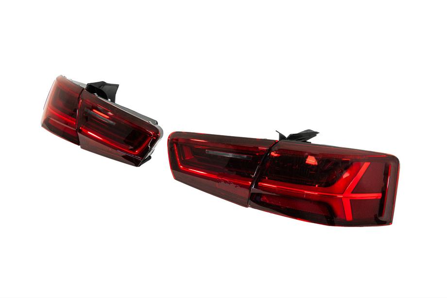 Audi A6 C7 2011–2018 гг. Задние LED фонари High-Profile (2014–2018, 2 шт.) Фото 4