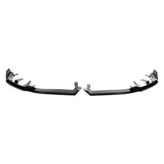 Накладка на передний бампер Lip Gloss черный (для M-Sport) BMW 5/i5 серия G60/G60E/G61 2023- гг. фото 3