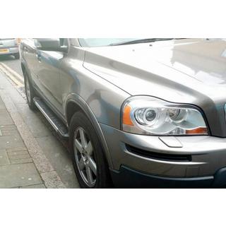 Боковые пороги RedLine V1 (2 шт., алюминий) Volvo XC90 2002-2014 гг. фото 3