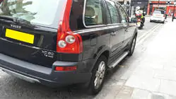 Volvo XC90 2002-2014 гг. Боковые пороги Allmond Grey (2 шт., алюминий) фото 2