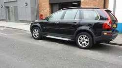 Volvo XC90 2002-2014 гг. Боковые пороги Allmond Grey (2 шт., алюминий) фото 3