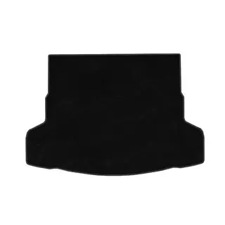 Текстильный коврик в багажник Premium (Бензин, Черный) фото 1