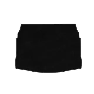 Текстильный коврик в багажник Premium (HB, нижний, черный) фото 1