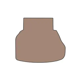 Резиновый коврик в багажник (для E66, бежевый) фото 1
