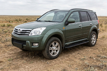 GreatWall Haval/Hover H3 2005-2013 гг. Боковые пороги Bosphorus Black (2 шт., алюминий) фото 2