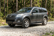 GreatWall Haval/Hover H3 2005-2013 гг. Боковые пороги Bosphorus Black (2 шт., алюминий) фото 1