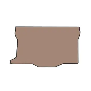 Резиновый коврик в багажник (Бежевый)