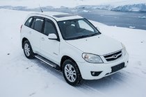 Chery Tiggo 3 2005- гг. Боковые Подножки Line (2 шт., Алюминий) фото 1