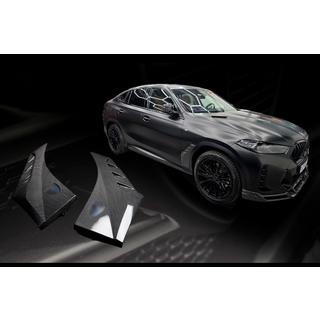 Накладки на крылья LRT (2023+, Карбон) BMW X6 G06 2019–2027 гг. фото 1