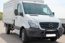Mercedes Sprinter W906 2006–2018 гг. Передний силовой бампер WT003 (черный) фото 1