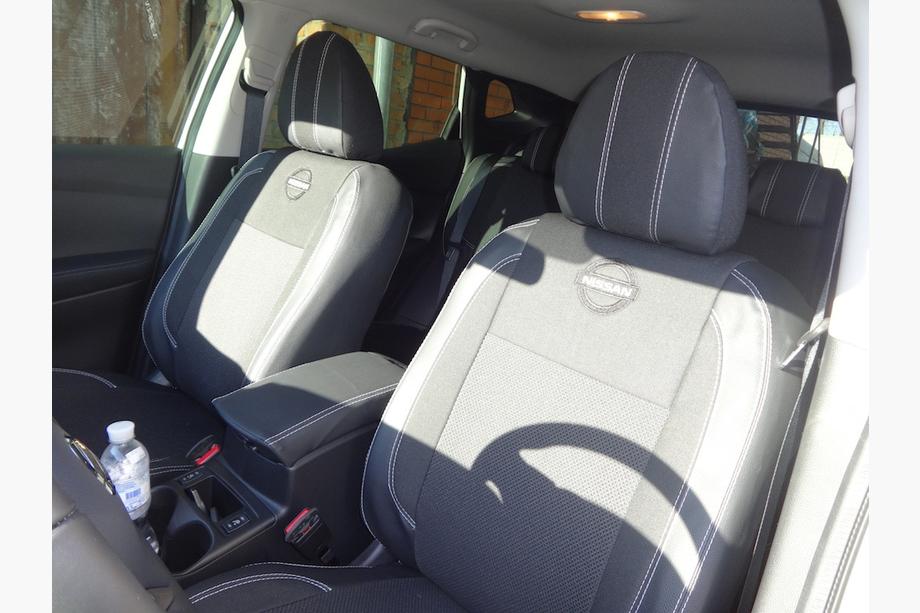 Nissan Qashqai 2014-2021 гг. Авточехлы (Эко-кожа↗Ткань, Premium) Фото 27