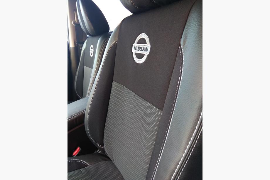 Nissan Qashqai 2014-2021 гг. Авточехлы (Эко-кожа↗Ткань, Premium) Фото 15