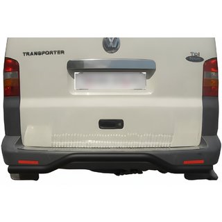 Задняя дуга Волна Черная (нержавейка) Volkswagen T5 Transporter 2003-2010 гг. фото 2