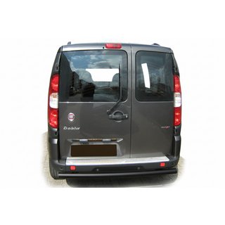 Задняя дуга AK002 Черная (нерж.) Fiat Doblo I 2005-2010 гг.