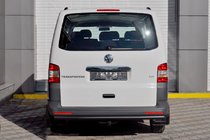 Volkswagen T5 Multivan 2003–2010 гг. Задняя дуга AK002 Черная (нерж. сталь) фото 2