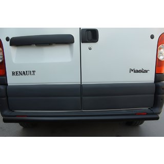 Задняя дуга Black (нерж. сталь) Opel Movano 2010-2021 гг. фото 1