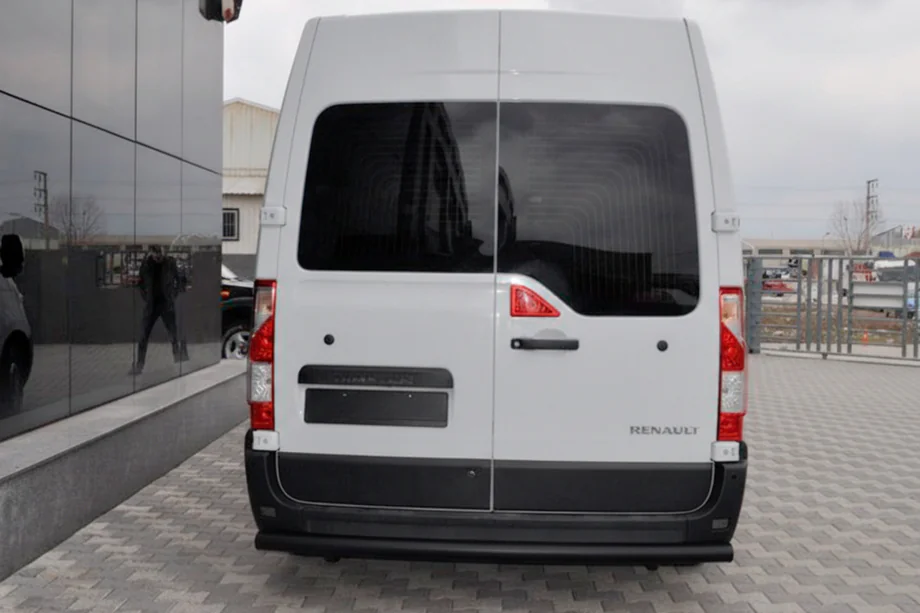 Nissan NV400 2010-2024 гг. Задняя дуга Black (нерж. сталь) Image